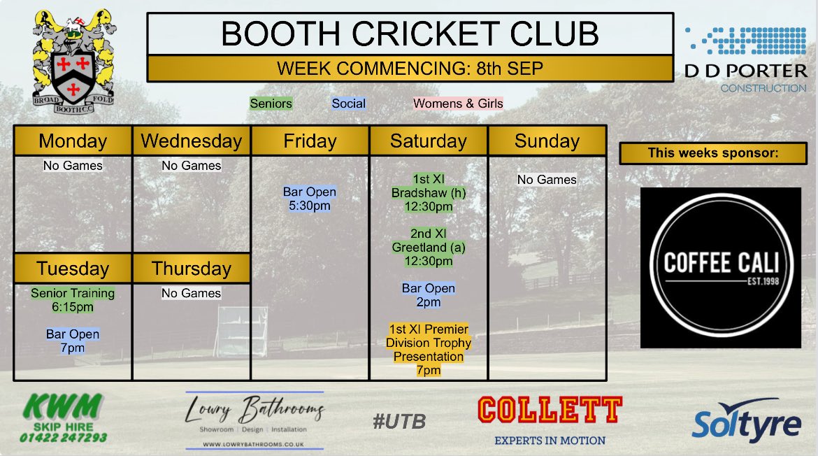 Booth Cricket Club tweet media