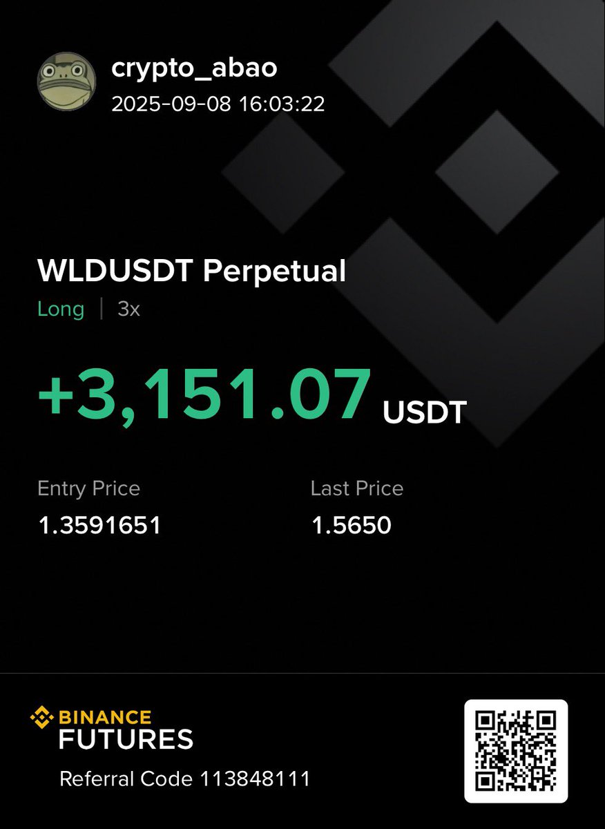 今天就是闭眼疯狂冲冲冲
$wld
