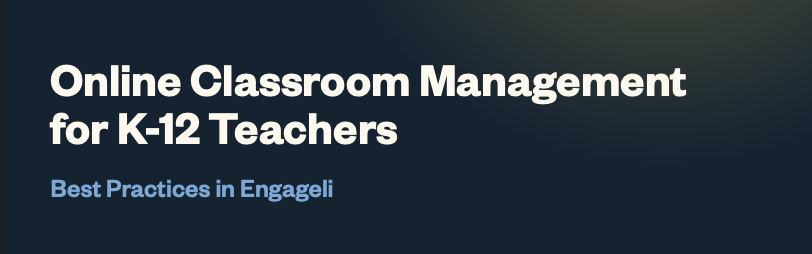 Engageli tweet media