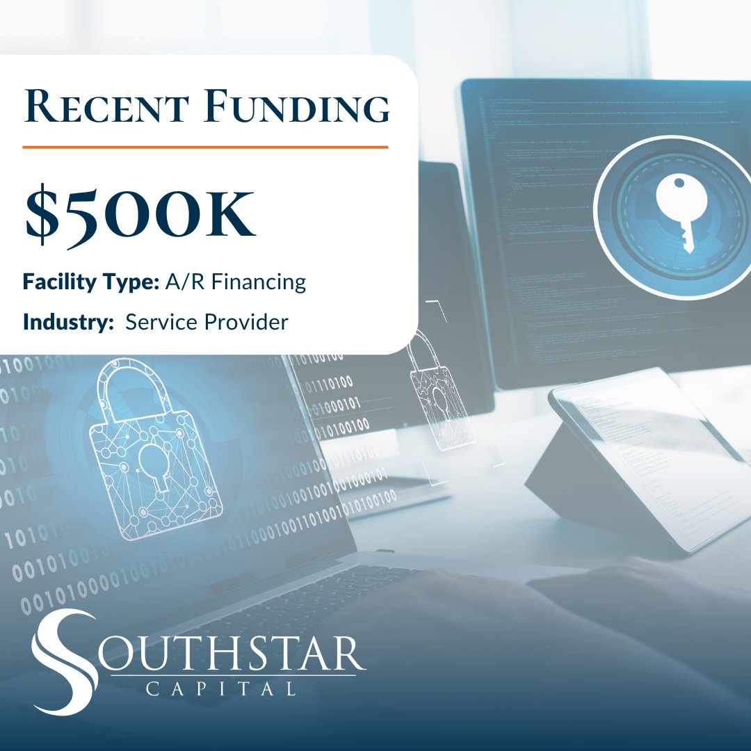 southstarcap's tweet photo. To support a major wind energy project, this Texas-based telecom firm secured a $500K A/R facility from SouthStar Capital.

The funding unlocked critical cash flow—helping them scale operations and pursue larger commercial and government contracts nationwide. https://t.co/wxzZ5LBnLD