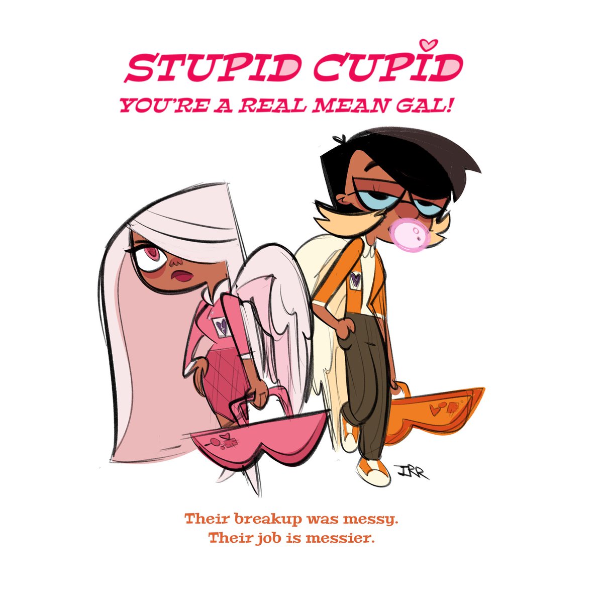 Their breakup was messy. Their job is messier. 

#stupidcupidypurearealmeangal #scyarmg #OCs #indieanimation #pilot