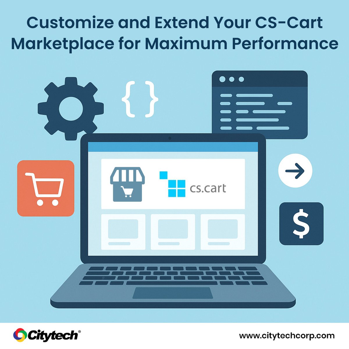 citytechsoft's tweet image. @citytechsoft offers custom #themedevelopment, #extensioncreation, and feature optimisation for #cscart stores. Whether it’s integrating #PaymentGateways or enhancing the vendor dashboard, we ensure your platform runs smoothly.
citytechcorp.com/contact-us/
#cscartdevelopment
