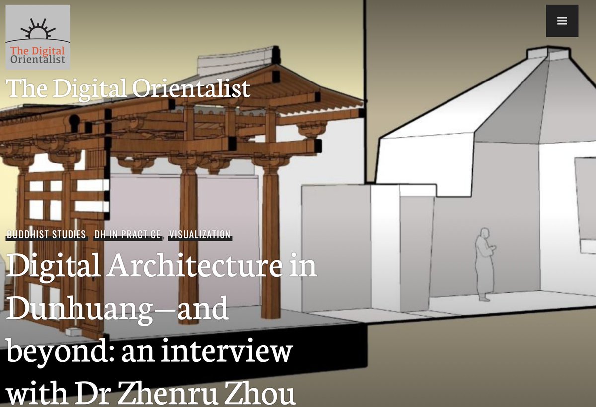 We are back with a new, richer team! New posts every Tuesday and Friday, as usual! 

in the mean time, enjoy a post from our archives! #tbt #OnThisDay 
"Digital Architecture in Dunhuang—and beyond: an interview with Dr Zhenru Zhou" by @alicecasalini
#buddhism #DH #DHinpractice