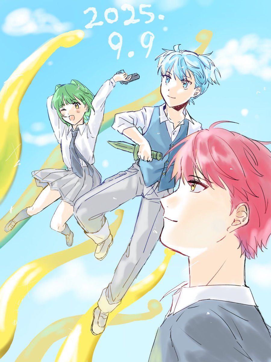完全新作ありがとうございます…。楽しみ
#暗殺教室 
#暗殺教室10th