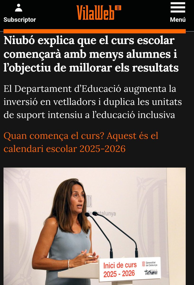 La realitat:
Primer dia de classe a infantil a l'escola pública de mon fill (Reus): ràtio més alta que el curs passat (21 infants) i sense la vetlladora amb la que comptaven el curs passat.
És la zona escolar on van retallar una línia pública per salvar els mobles a la concertada