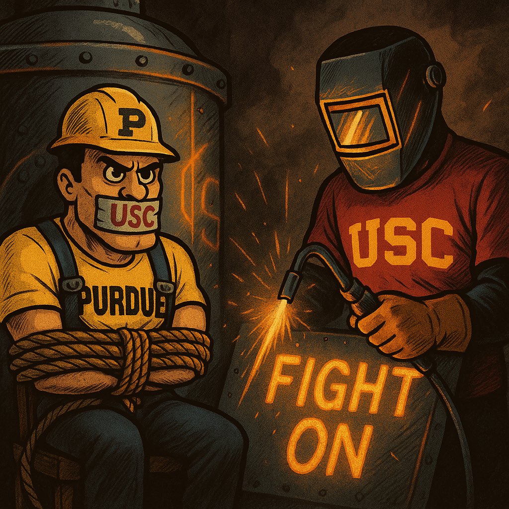 Zooloo_Trojan's tweet image. “ lets make an example out of em” 

#PurdeBoilerMaker #Bashing 👎