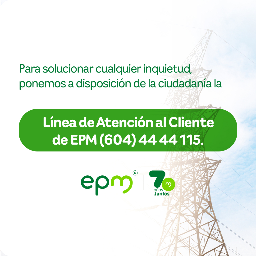 EPMestamosahi's tweet photo. ⚠️⚡️ Este jueves 11 de septiembre se realizarán #InterrupcionesProgramadas del servicio de #EnergíaEPM para realizar trabajos de mantenimiento en subestaciones y en las redes de subtransmisión, en las siguientes localidades antioqueñas, con el propósito de seguir prestando un servicio con calidad.
Conoce los sectores y horarios. 👇