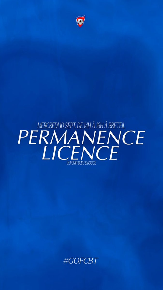 Devenez 💙&amp;❤️

Rendez-vous mercredi à Breteil dès 14H ✍️