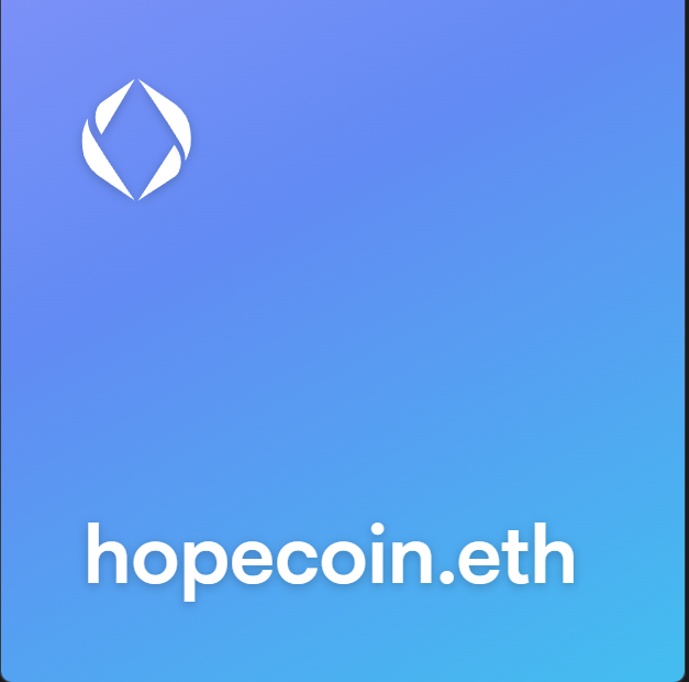 kushari96's tweet photo. HopeCoin and $Hope.eth 🍀💎👀👇👇
Both Opening to good offers on @ensvision

Like and Repost please
#ENS #Hope #hopecoin #ensdomains #Ethereum https://t.co/v0wu0N8qmy