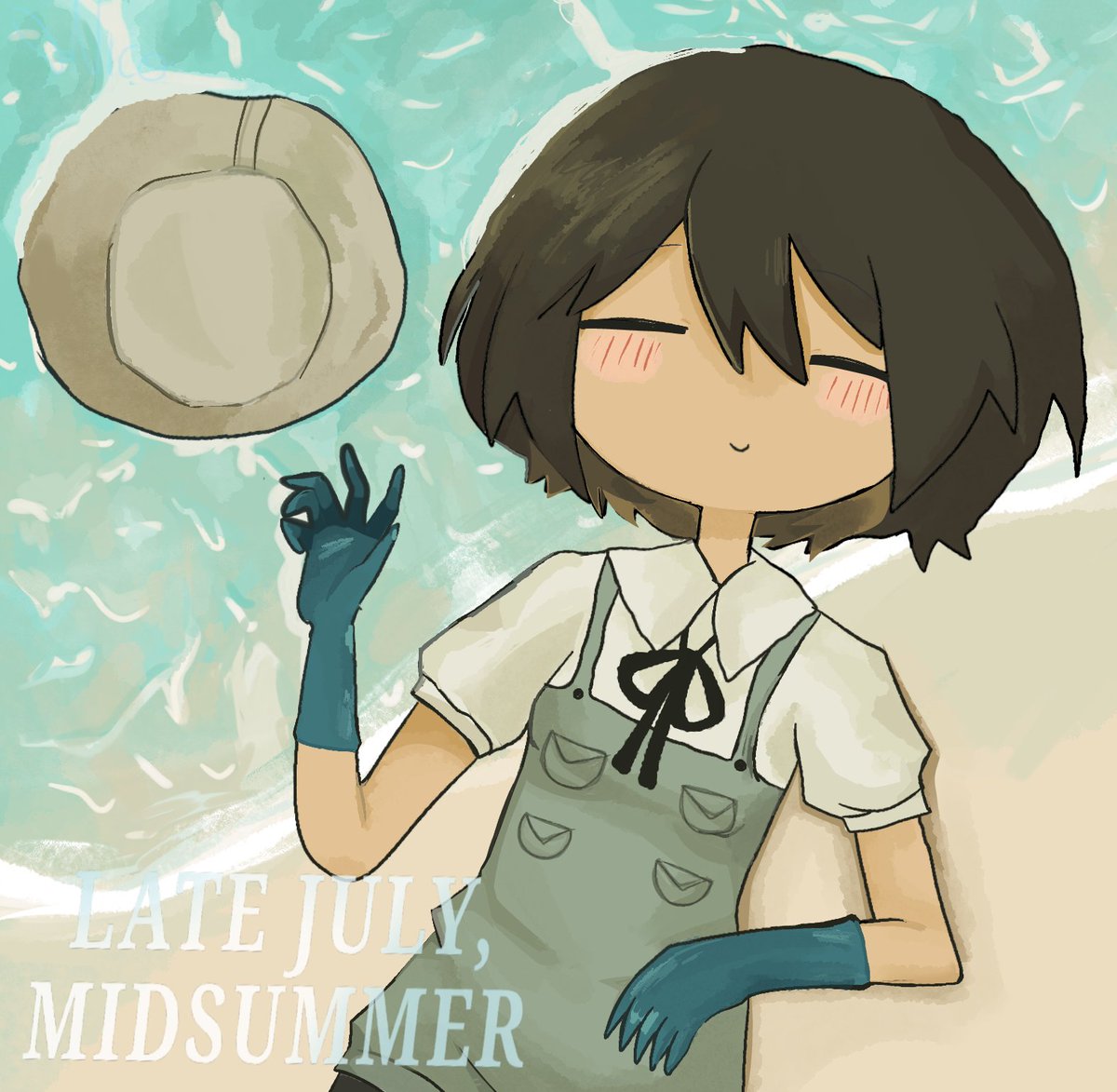 repost, I remade an art of #latejulymidsummer i love #nessie