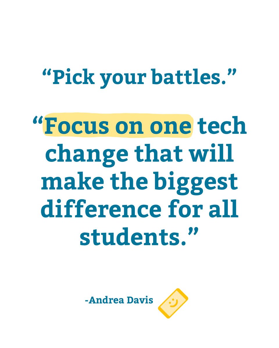 📊 Does your child’s school have a no-phones-in-classroom policy?

As the school year begins, we want to help parents &amp; teachers advocate for safer, healthier tech use in schools. 💪

Swipe 👉 for 3 reminders from Andrea Davis when working with your school on tech safety.