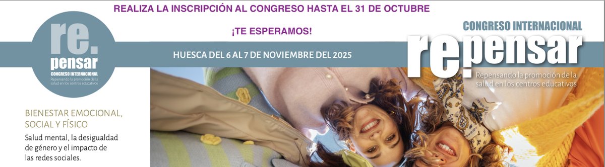Ya te puedes inscribir en el congreso.

Enlace a la inscripción: grupoefypaf.unizar.es/ya-te-puedes-i… 

El plaza finalizar el 31 de octubre de 2025.

Os esperamos.