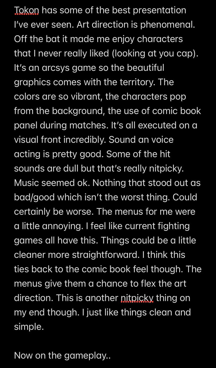 thisislijoe's tweet image. My Tokon thoughts.

No one asked for this but for some reason I wanted to. It’s for no other reason besides the fact that I care about fighting games and want them all to be successful and shine! Sorry it’s so long but wanted to cover all my bases. Let me know what you think!