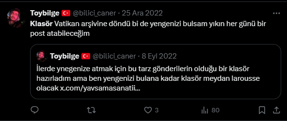 Buna artık klasör dememek lazım bu nesilden nesile aktarılacak koca bir arşiv oldu