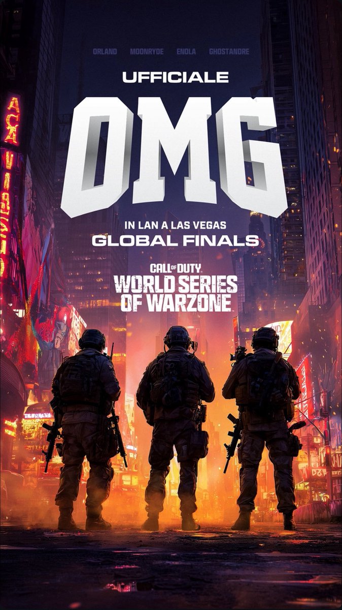 itsorland's tweet image. We did it! After a year of grinding, hard work and ups and downs, we made it to the World Series of Warzone finals in LAS VEGAS! 🔥
Big thanks to my teammates and our coach for going through it all together ❤️

@DarioFerracci @GhostAndr3 @OfficalEnola_  🇮🇹