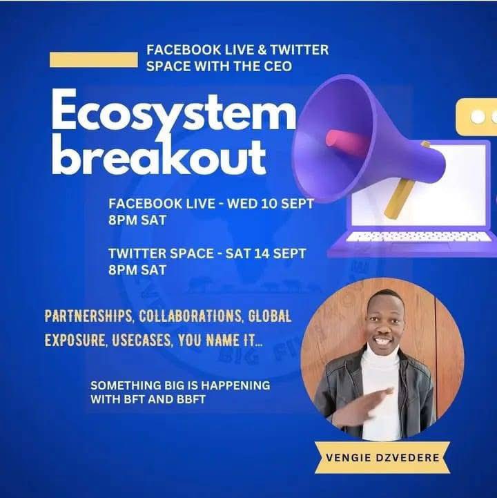BFT ECOSYSTEM Breakout 🚀

👀 Something BIG is happening in the BFT Ecosystem…

🔑 More insights than ever before
📊 Fresh updates that will shape our next phase
🤝 Partnerships &amp; collaborations you don’t want to miss
🌍 Global exposure is knocking at our door
💡 And yes…