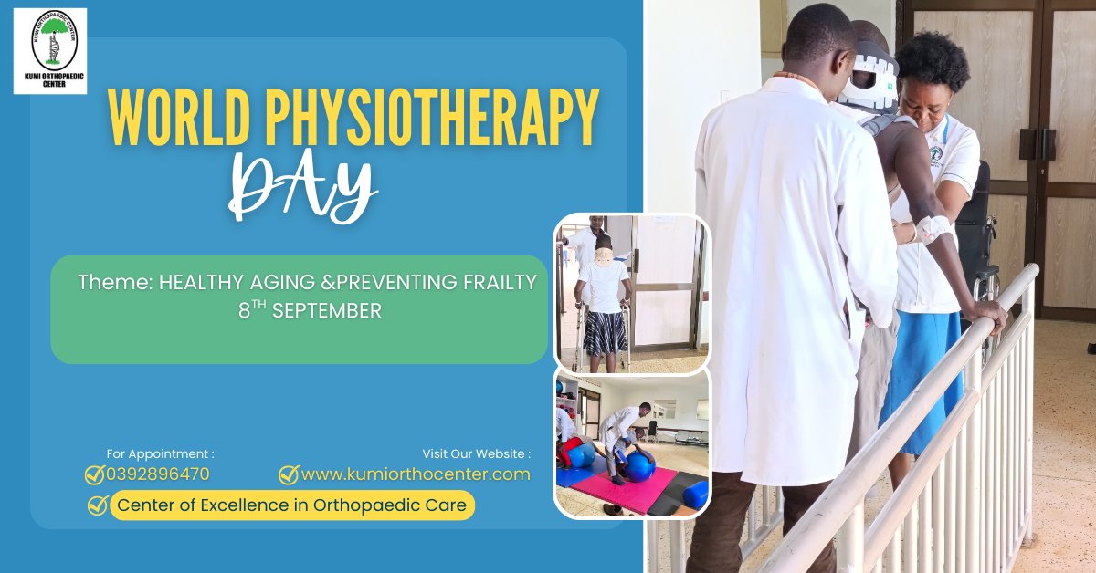 🌍 Happy #WorldPhysiotherapyDay!
This year’s theme: Healthy Aging &amp; Preventing Falls/Frailty 💪👣
Our physio team supports patients every day through rehabilitation before &amp; after surgery, helping restore mobility and independence.

#Physiotherapy #OrthopaedicExcellence