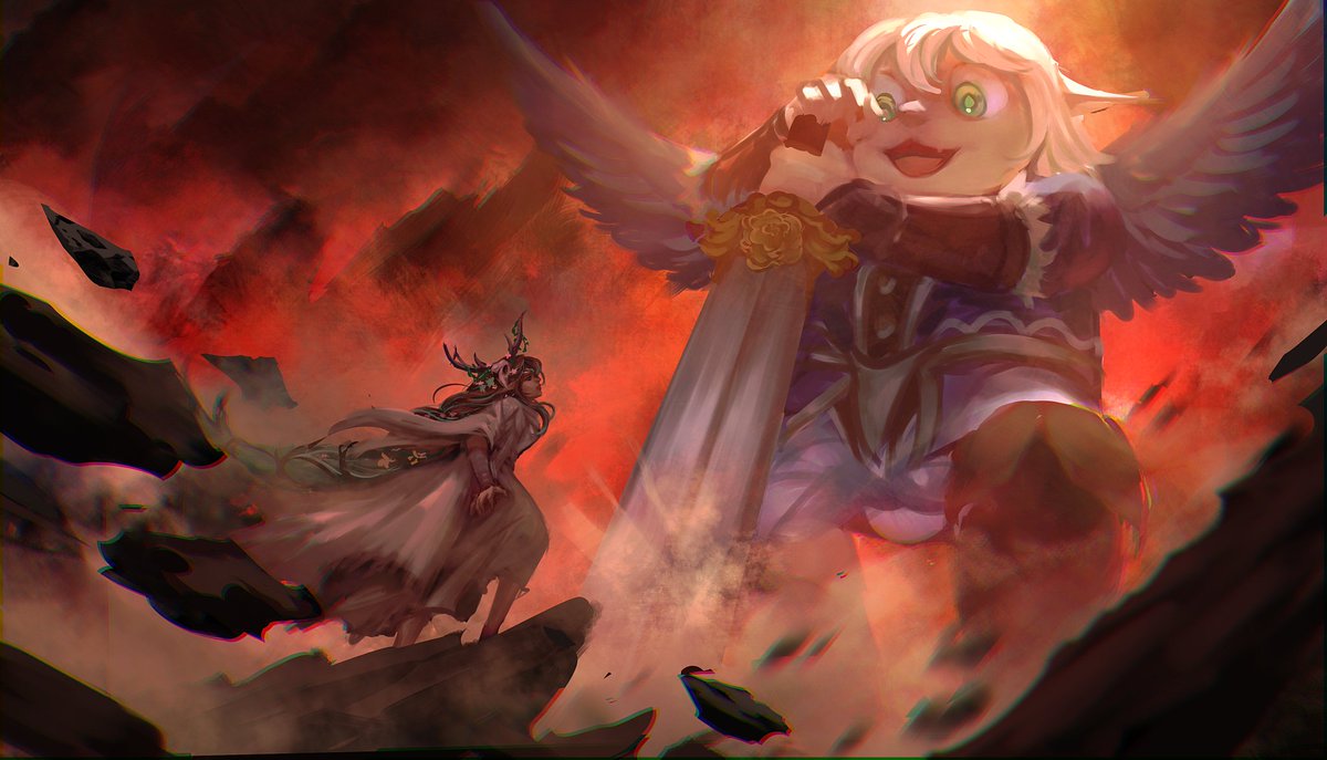 Cm for <a href="/DollyDryad/">Doll 💚🌸</a> &lt;3
#VGenComm #art #artmoot