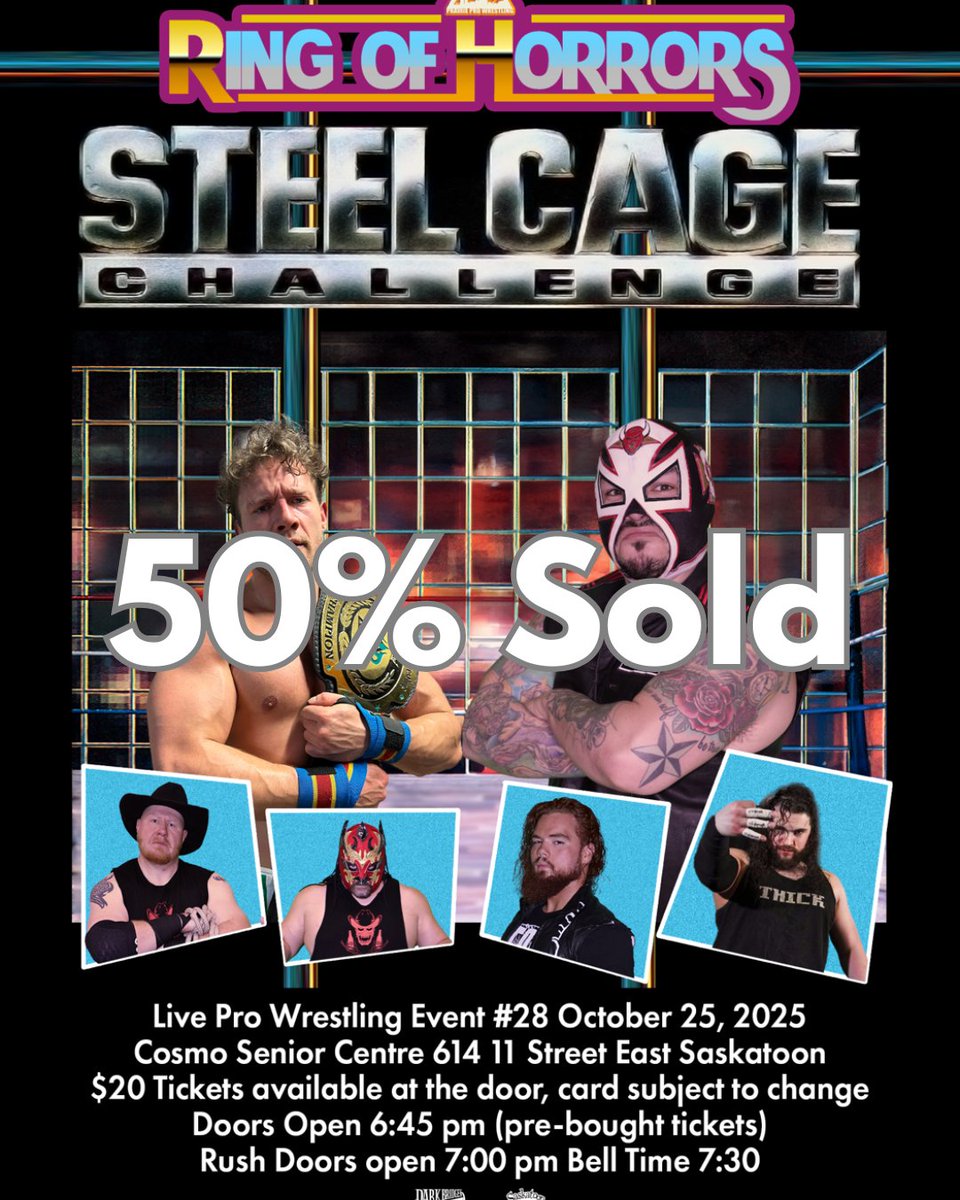 #PPWNation you all are amazing,  in under 30 minutes we are over 50% sold out of reserve seating.  Ringside seats are completely sold out already.  Do not hesitate,  we anticipate being sold out of seats in record time.