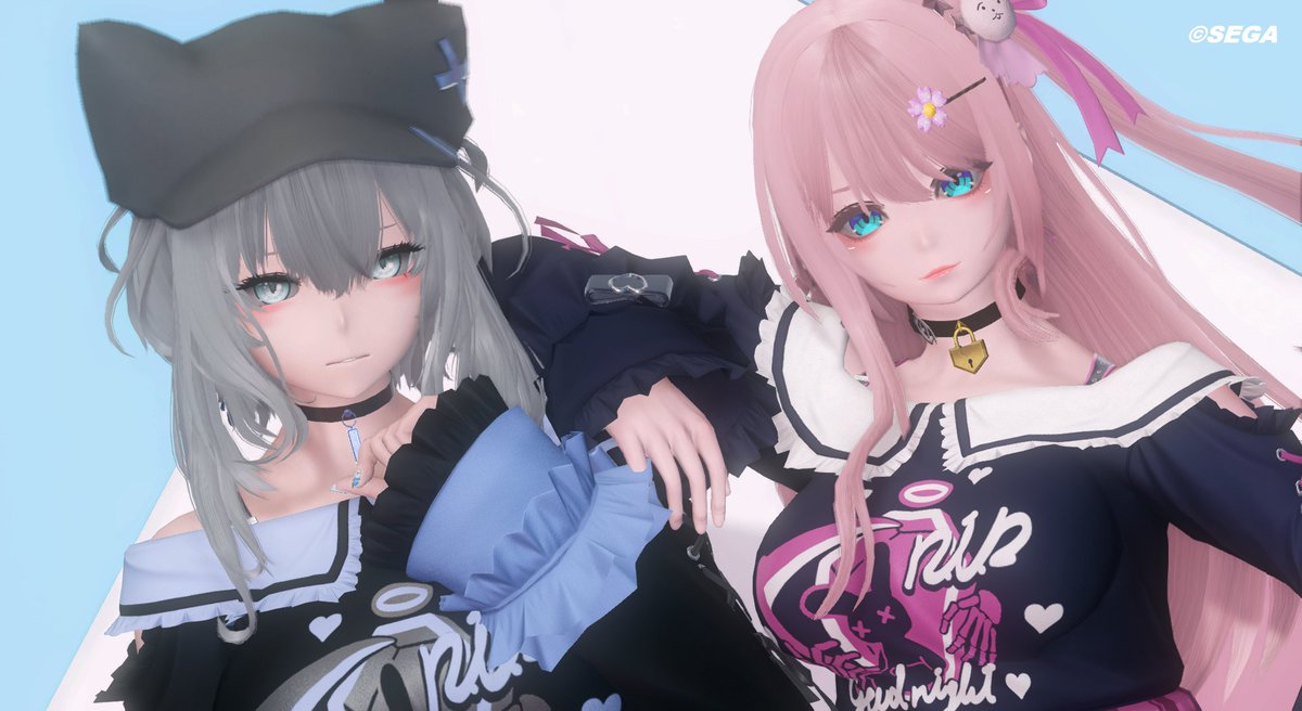 リンナさんとSS撮ってもろたぁ～
ピンク髪かわいい。、。