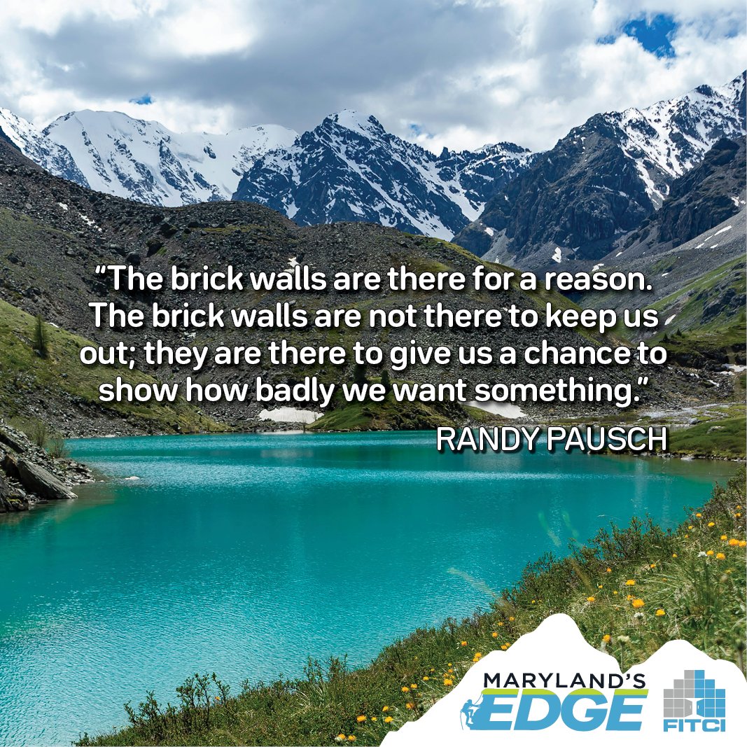 Obstacles aren’t meant to stop us, they’re meant to test our determination. Every “brick wall” is an opportunity to prove how much we want to achieve our goals. What brick wall are you determined to climb today?

#MotivationMonday #Innovation #Entrepreneurship #FITCI