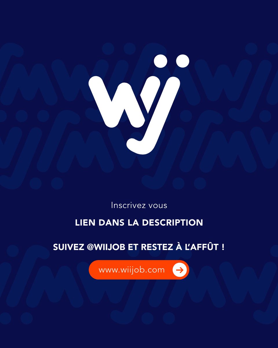 Le 16 septembre, nous vous donnons rdv pour notre webinaire exclusif qui va booster votre vision RH et transformer vos pratiques. 

Inscrivez-vous dès maintenant : zurl.co/INOXq

#Wiijob #RH2025 #TransformationRH #Leadership #Webinaire