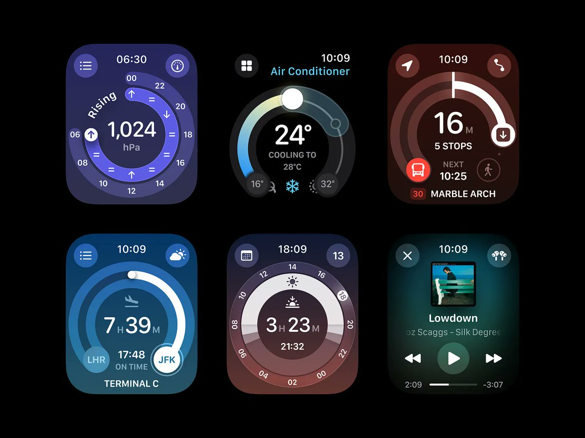 SimonasMaciulis's tweet image. UI design inspiration:  Apple Watch App Concept 2 by yuhang

#designthreads