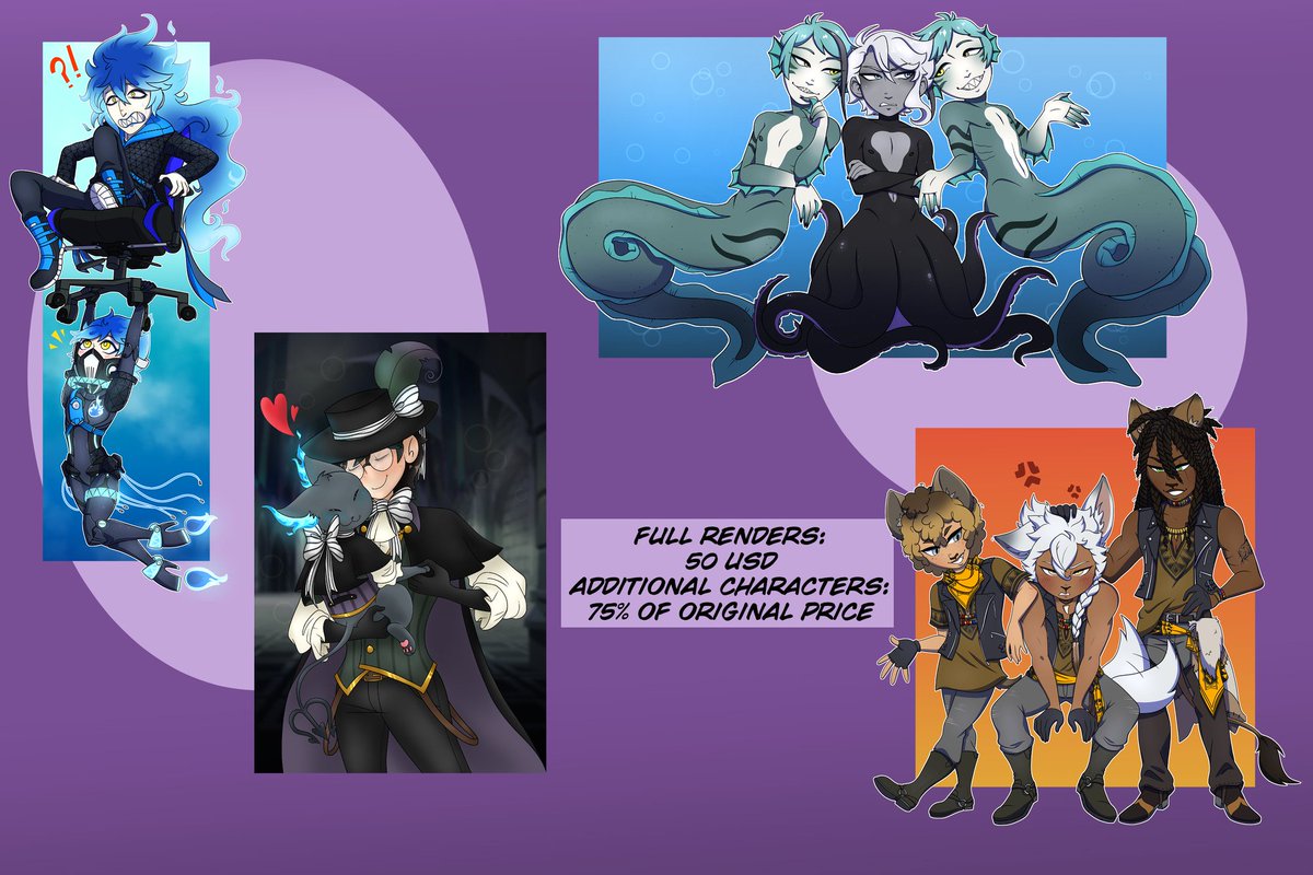 BuffRaiku's tweet image. If anyones interested, feel free to DM me :)
#TwistedWonderland #art #commission