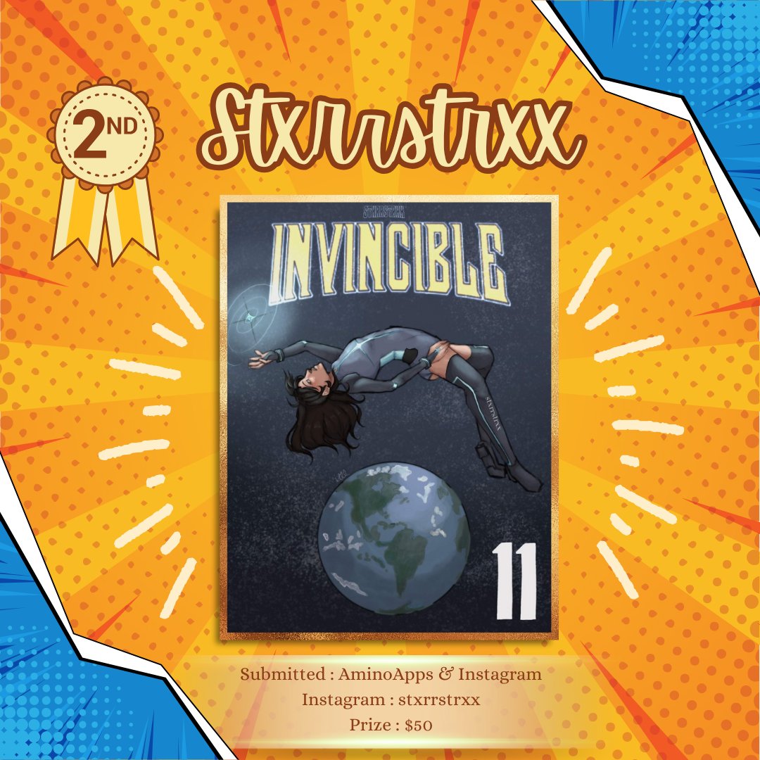InvincibleAmino's tweet photo. Congratulations to all the #invinverse25 contest winners!
There will be more fun events in the future!
#invinciblecomic #invincibleshow #invincible #invincibleart #artcontest #fanart #art #contest
https://t.co/lUPP9YXg76
https://t.co/AxrIcDlON9 https://t.co/lsVd7c4BY0