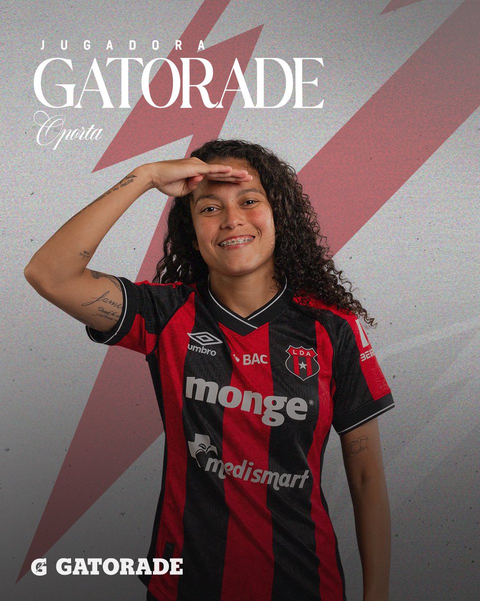 <a href="/MarilenisOporta/">Marilenis Oporta</a> es la jugadora <a href="/GatoradeCR/">Gatorade Costa Rica</a> ⚡️⚽️ del partido 🆚 Dimas Escazú.

¡Felicidades Opo! 🦁❤️🖤