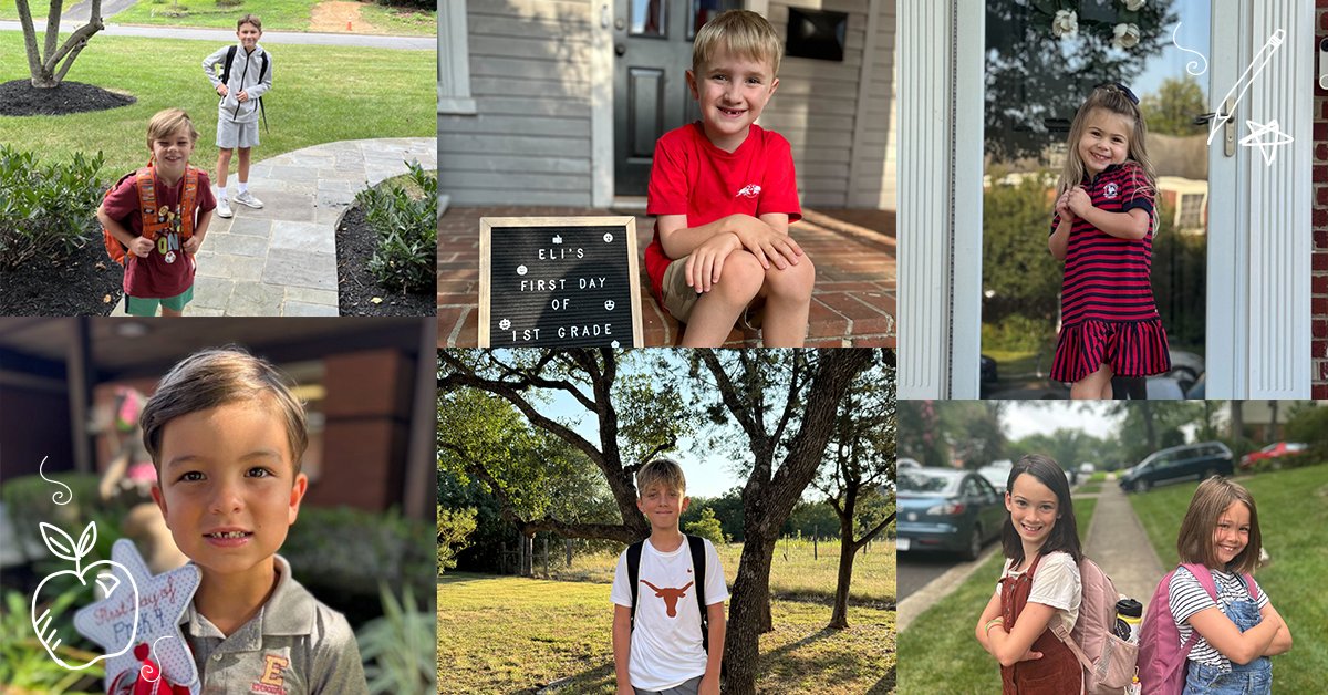 This month, our PLUS parents sent their little (and not so little) scholars back to school and college for another year of learning and fun. Wishing them all a successful and fulfilling academic year!