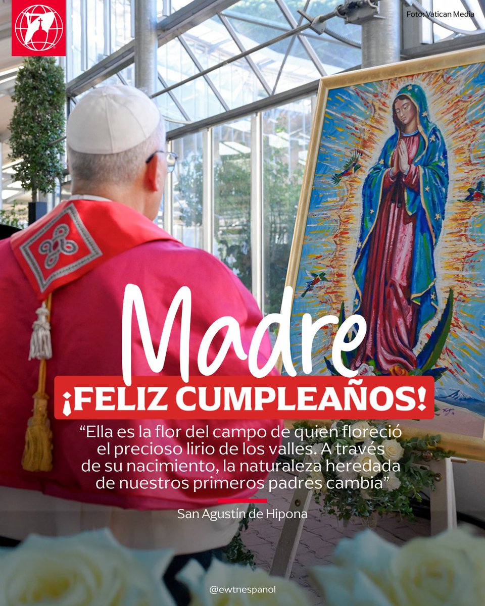 EWTNespanol's tweet image. ¡Feliz Cumpleaños Madre! La Iglesia celebra el cumpleaños de María el 8 de septiembre. Esta fiesta es exactamente nueve meses después de la Solemnidad de la Inmaculada Concepción el 8 de diciembre. La datación tiene un propósito litúrgico al recordar los misterios asociados con…