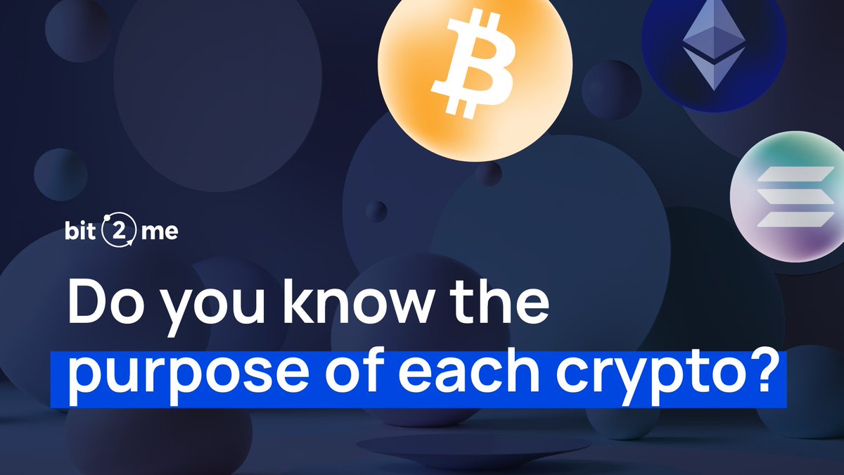 1/ 🔎 Did you know every crypto has a different purpose? Some aim to be  digital money, others power decentralized apps, or even enable global  payments. Here are the most important ones 👇