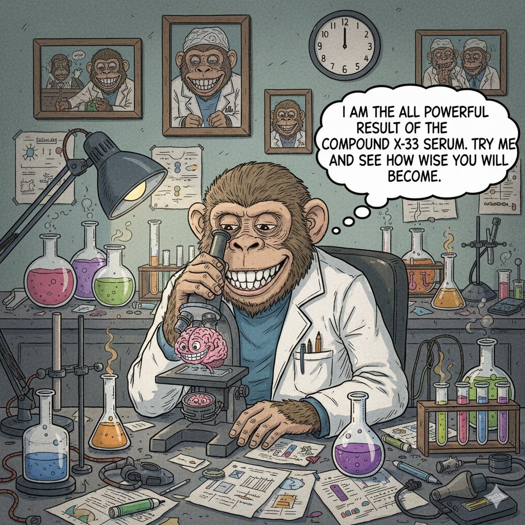 lumora_base's tweet image. Project GORG: The Rise of the Super Ape GORG.
When scientists at Project GORG injected him with the experimental Compound X-33, they were just trying to unlock a few hidden brain pathways, but they got a lot more than they bargained for!

#Memecontest #Cryptomemes #Gorg