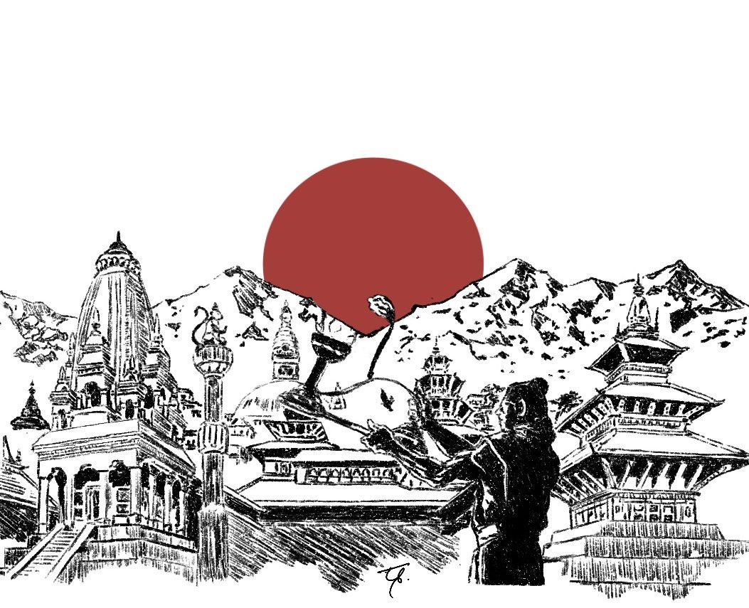 Made something after a long time. 
~
•Nepal/नेपाल•