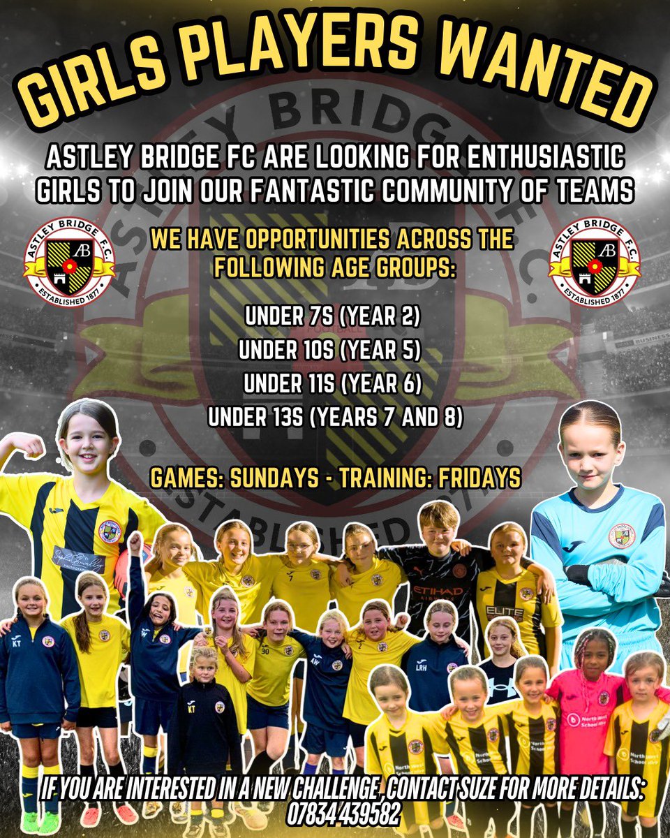 Astley Bridge Girls and Ladies FC tweet media
