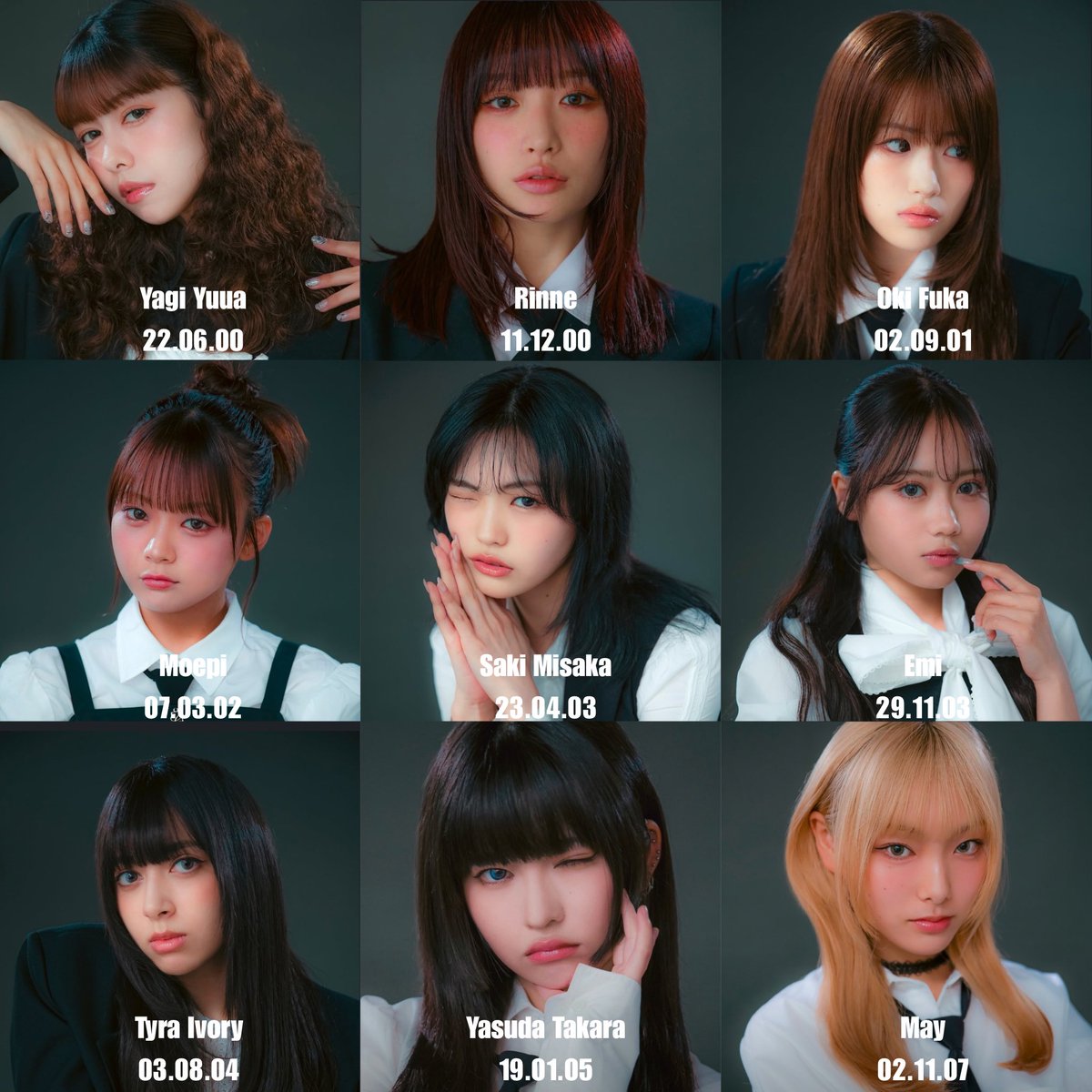 jieuverse's tweet image. [BLACK &amp;amp; WHITE] || The Black&amp;amp;White audition program is complete, the final 9-member lineup will be making their debut as a J-Pop group soon! 
They have an age range of 25-17, please keep an eye out for them!

#BLACKWHITE #ぶらほー
#安田聖良 #安田タカラ