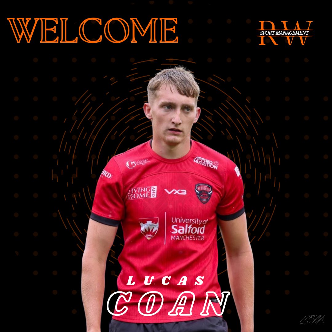 🎶 “I SAY THE SALFORD REDS ARE RISING”

RWSM are pleased to announce the signing of Salford Red Devils’ talented young back rower, Lucas Coan. 

#RWSM #salfordreddevils #superleague #salfordredsarerising #nextchapter #rugbyleague