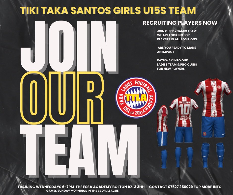 Recruiting NOW ❤️🤍💙