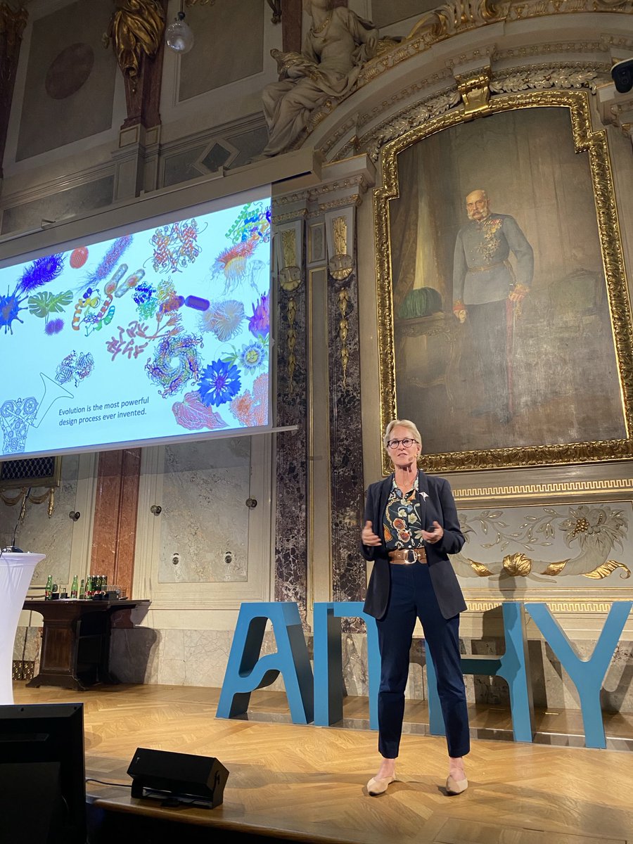 Amazing talk by <a href="/francesarnold/">Frances Arnold</a> at AITHYRA symposium in one of the best possible venues in Vienna!