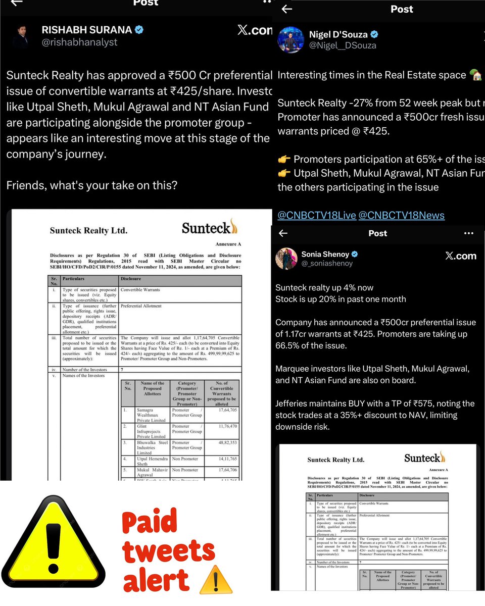TanmayKurtkoti's tweet image. Products &amp;amp; reviews can be paid, but playing with investors’ money for small gains is not the same. Never imagined such things from respected analysts.

@_soniashenoy @sonalbhutra @Nigel__DSouza 

Guys, research first and then recommend.

#Disappointed