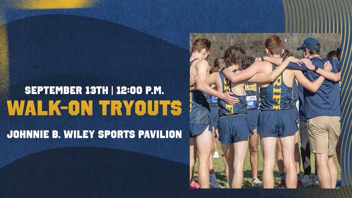 🚨ATTENTION🚨

Walk-on tryouts will be held on September 13th at the Johnnie B. Wiley Sports Pavilion | Email Coach AO if interested | Oetingea@canisius.edu

#GoGriffs