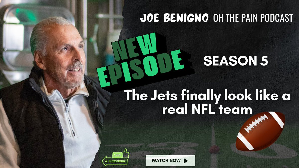 Listen Now!! 

open.spotify.com/episode/4Fxyng… 

#OhThePainPodcast #JoeBenigno #NFL #Jets #TakeFlight #Steelers #Mets #LGM #MLB #NFLWeekOne #FootballIsBack #SportsTalk #Podcast #NYJets #MLBProspects #SportsFans