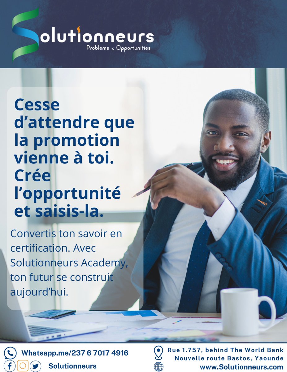 Solutionneursss's tweet photo. En 30 jours, deviens le manager que ton boss attend depuis 3 ans.
150 pays reconnaissent le PMP et nos alumni affichent 100% de réussite.
Un mois d’efforts = des décennies d’opportunités, de mobilité et de reconnaissance.
Réserve ta place dès maintenant https://t.co/XykQhgsSNr https://t.co/grs2L8slAq