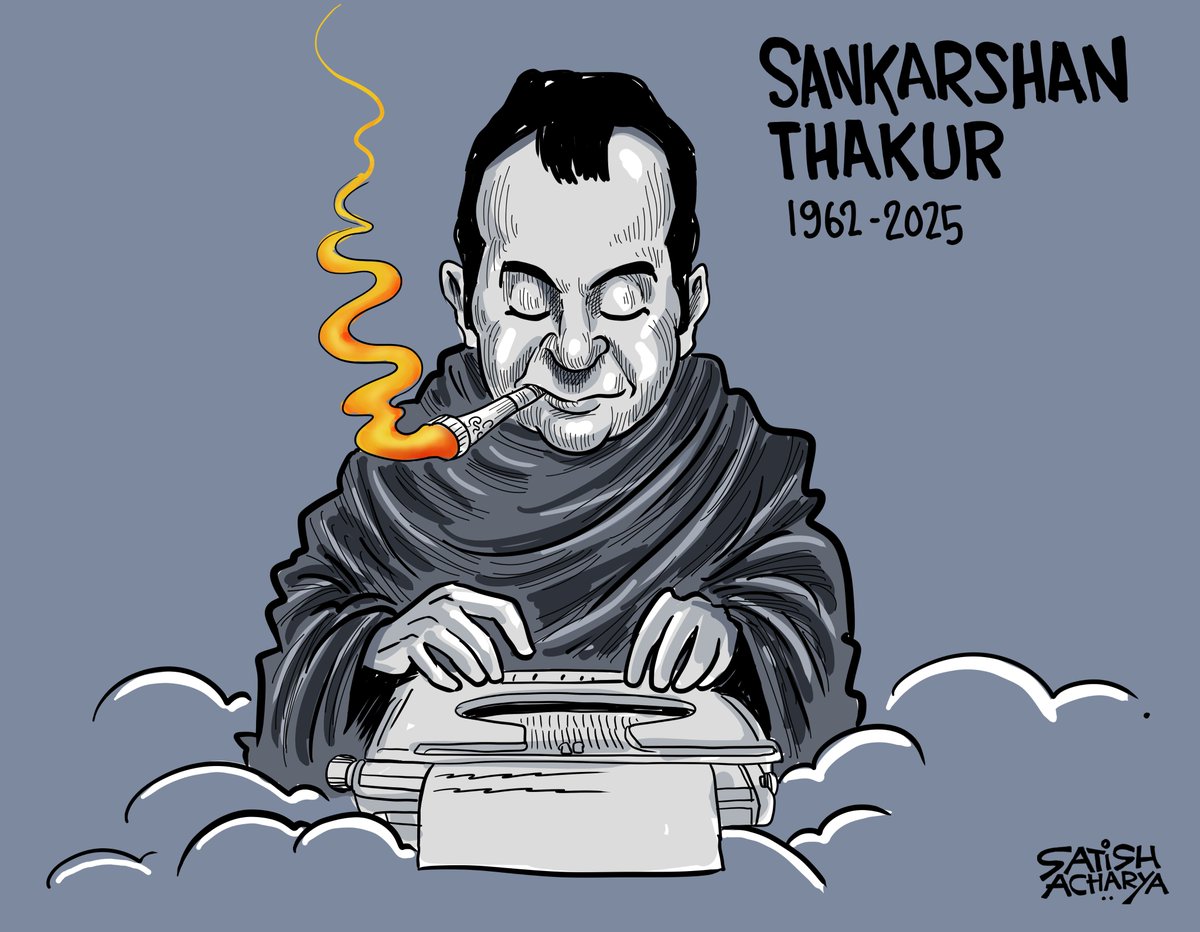 RIP Sankarshan Thakur sir! #SankarshanThakur