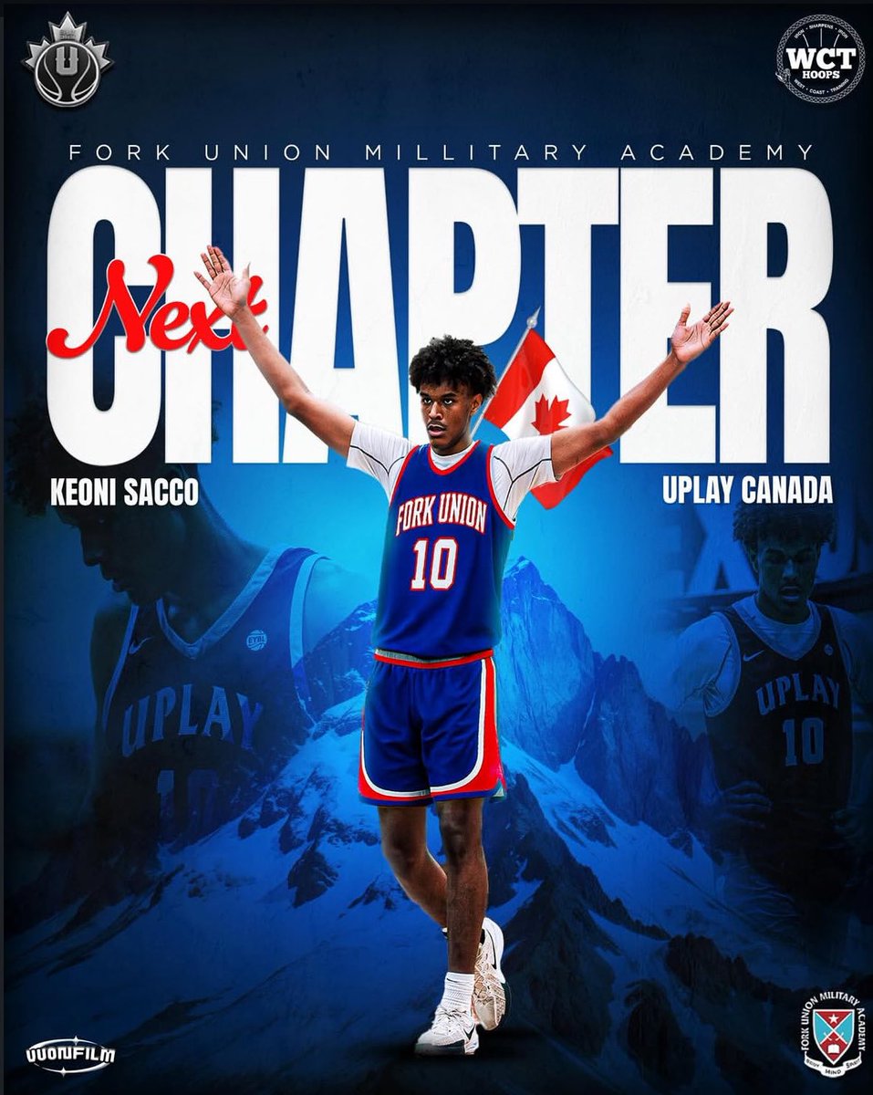 Keoni Sacco (@keonisacco) on Twitter photo Happy to announce I will be attending Fork Union Military Academy in Virginia for a prep year!
<a href="/CoachBobWill/">Bob Williams</a> Happy to announce I will be attending Fork Union Military Academy in Virginia for a prep year!
<a href="/CoachBobWill/">Bob Williams</a>