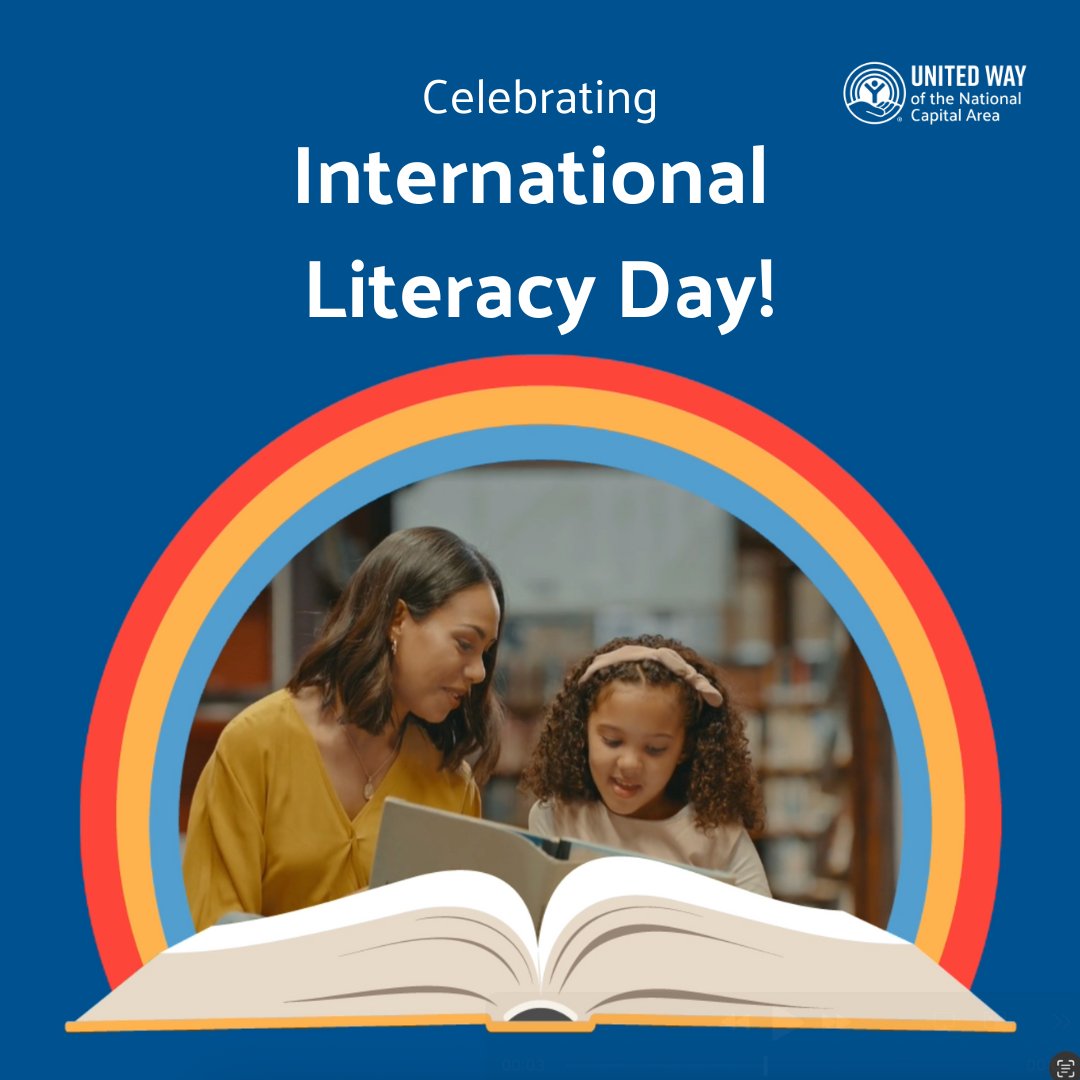 Today is #InternationalLiteracyDay! At United Way NCA, we believe that literacy is the key to unlocking potential and creating lasting change. Let’s work together to ensure that everyone has the opportunity to learn and thrive. 📚 #EducationForAll #LiveUnited