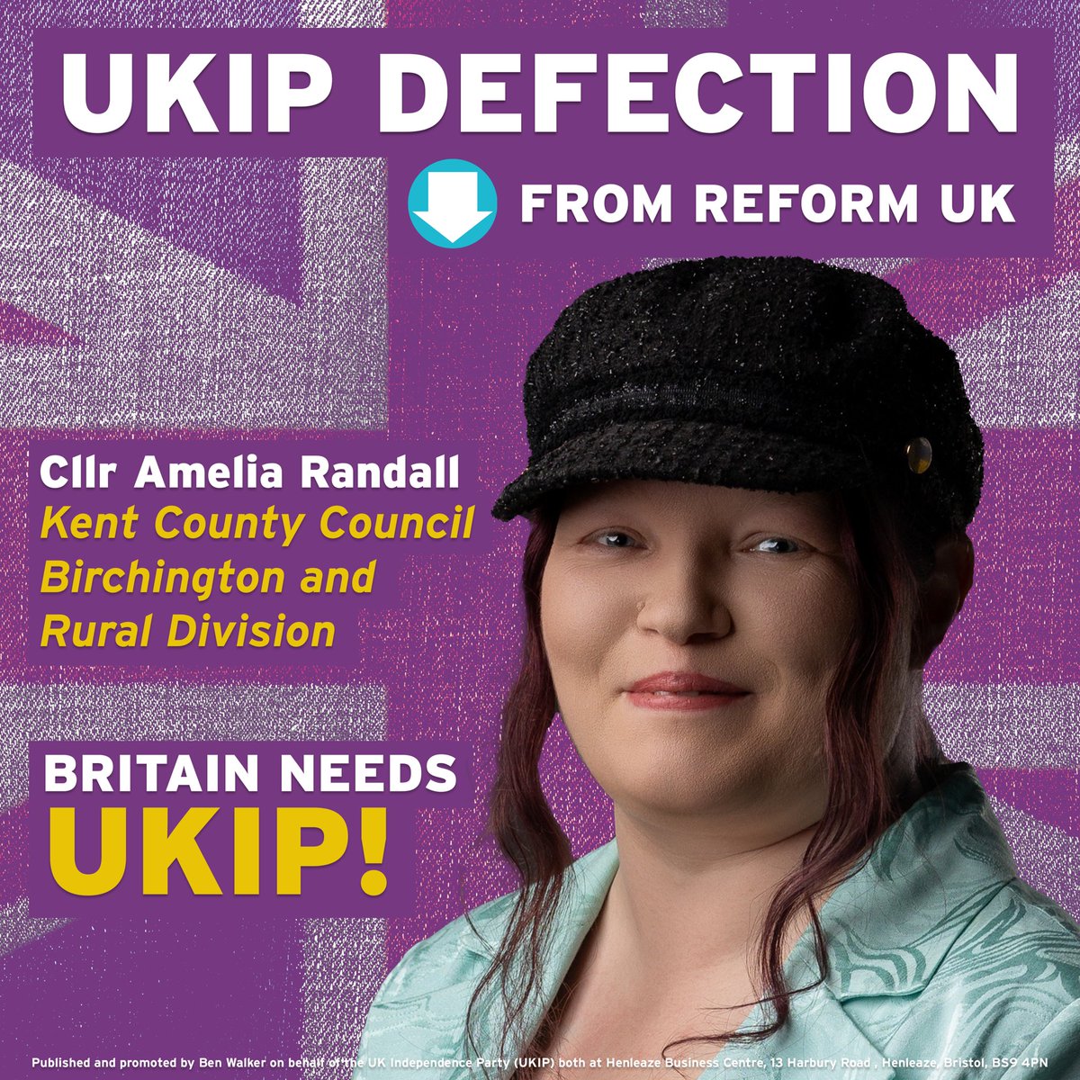 It is our pleasure to announce that Cllr Amelia Randall has joined UKIP! 

Welcome aboard <a href="/BetterWayOf/">Cllr Amelia Randall</a>.

We are taking our country back. 🇬🇧
