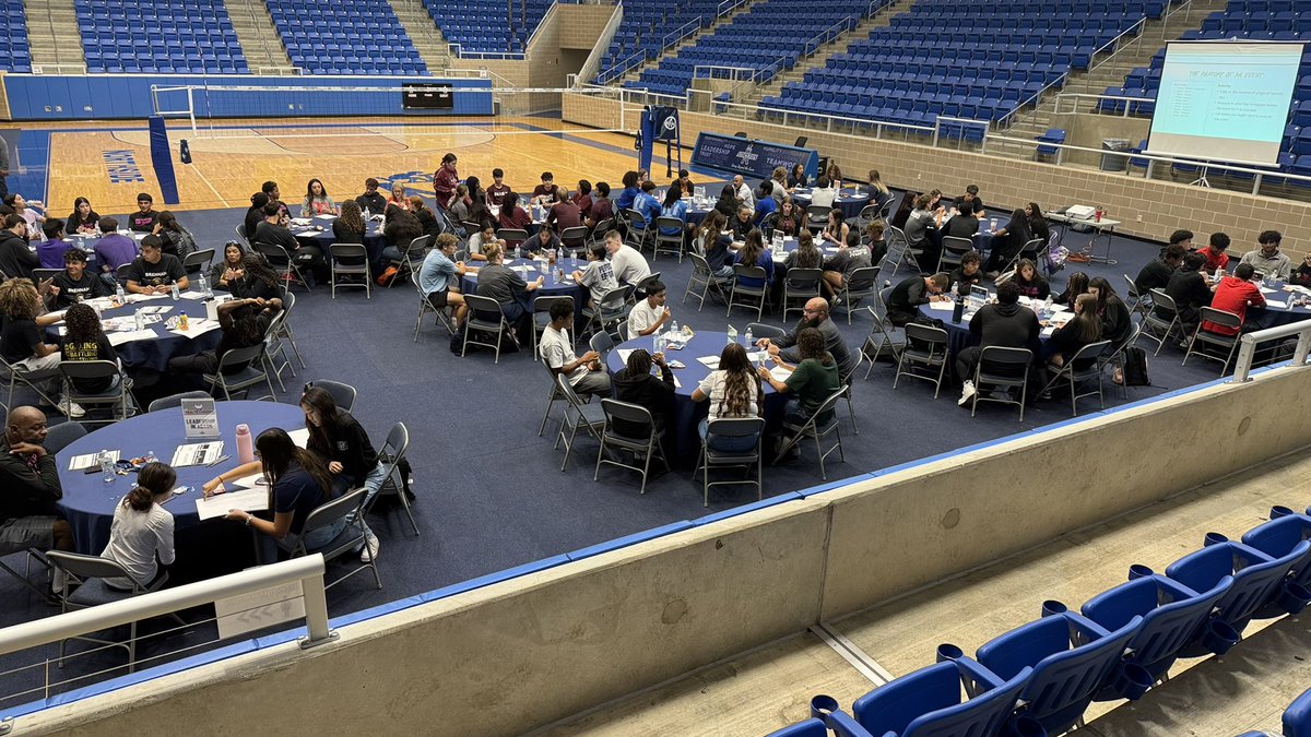 NISD_Athletics's tweet image. Northside ISD Leadership in Action session with Stephen Mackey where student-athletes collaborated in teams to explore leadership styles, develop skills, exchange ideas, and inspire purposeful leadership. #BeyondTheGame