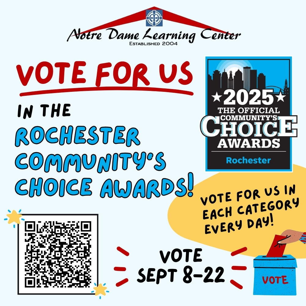 NDLCenter's tweet image. 🌟 We made it to the voting round! 🌟

Thanks to YOUR support, NDLC is a finalist in the Rochester Community’s Choice Awards 2025!

Vote for us daily at ndlcenter.org (link in bio) or by scanning the QR code. Every vote helps us grow and continue serving our community.